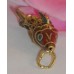 Vintage Cloisonne Enamel Articulated Fish Pendant Copper & Gold Tone Koi lot #9